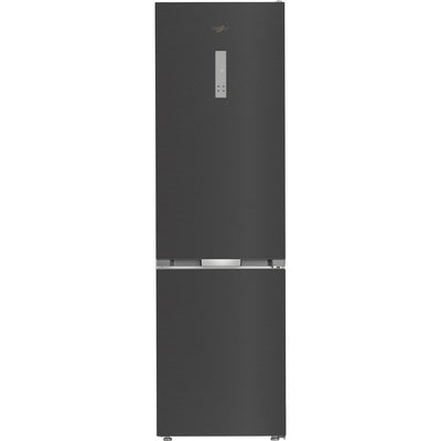 Whirlpool WHK26403XBR6UK 355 L Dual No Frost 70/30 Fridge Freezer – Dark Inox | 59.5 cm Freestanding with FreshLock & Inverter Compressor