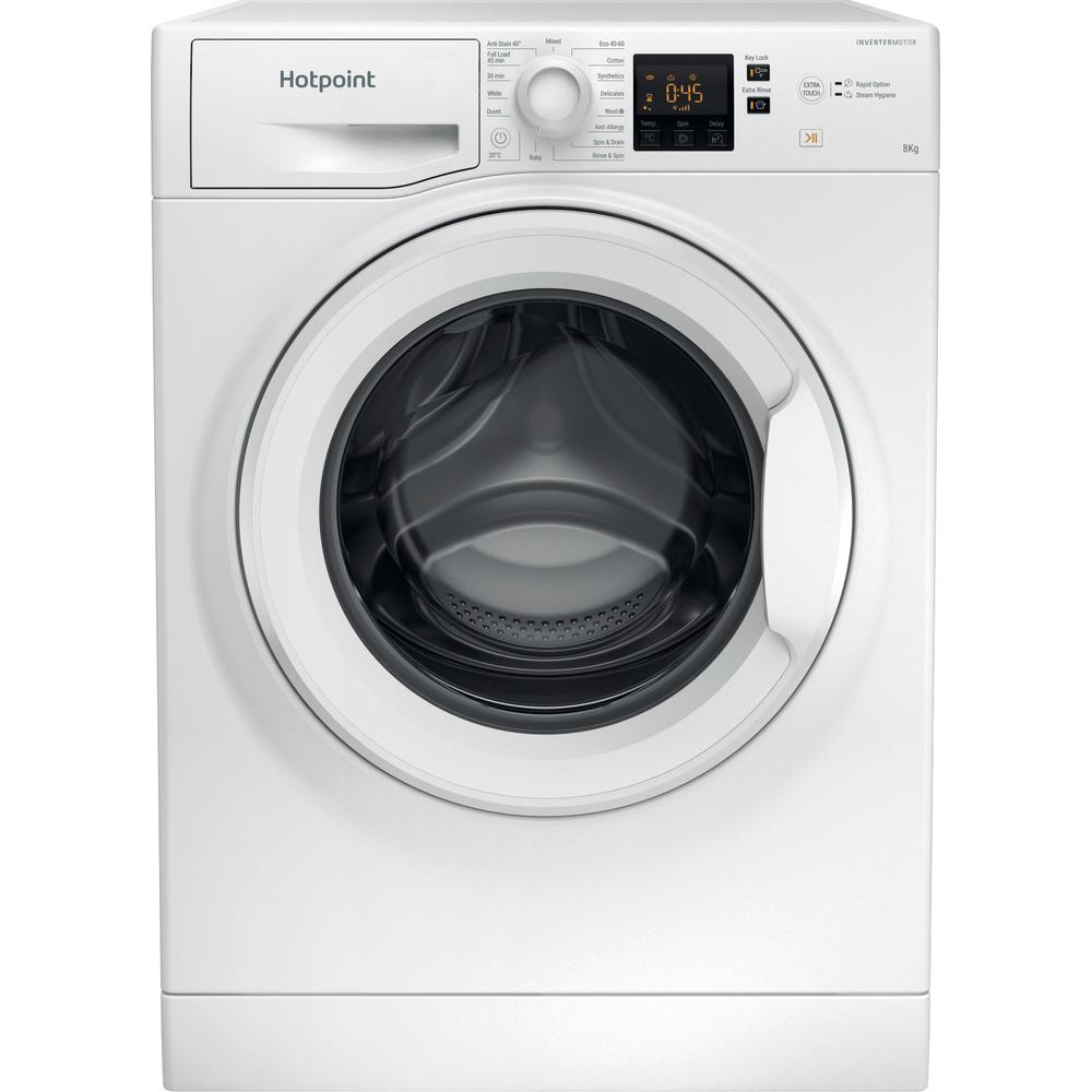 Hotpoint NSWF846WUK Hotpoint AntiStain WASHING MACHINE 8KG - White - A