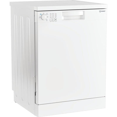 Indesit IN2FE13DT9WUK Push&Go 13-Place Full-Size Freestanding Dishwasher – White, 5 Programmes, 12.9 L Water Use