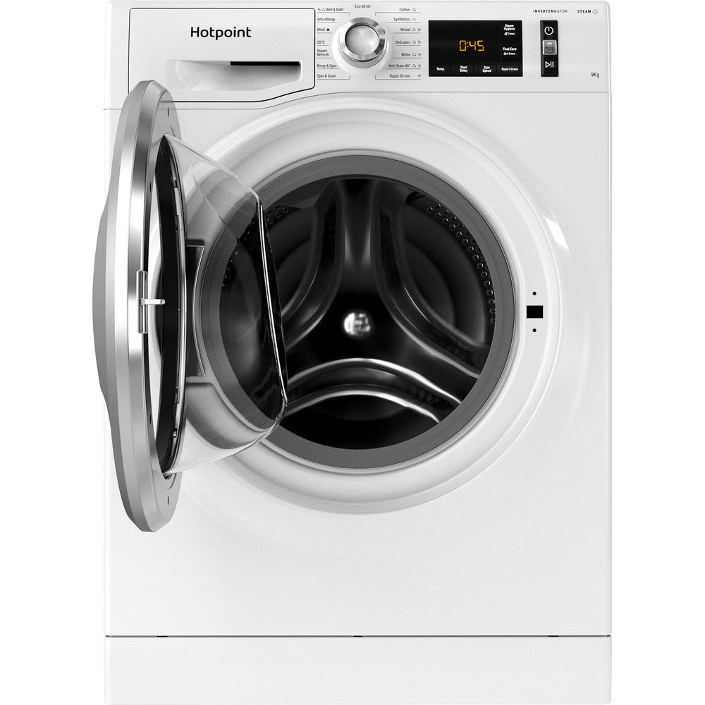 Hotpoint ActiveCare 9kg White Washing Machine – A-20% Energy Efficient (NM11948WCAUK)