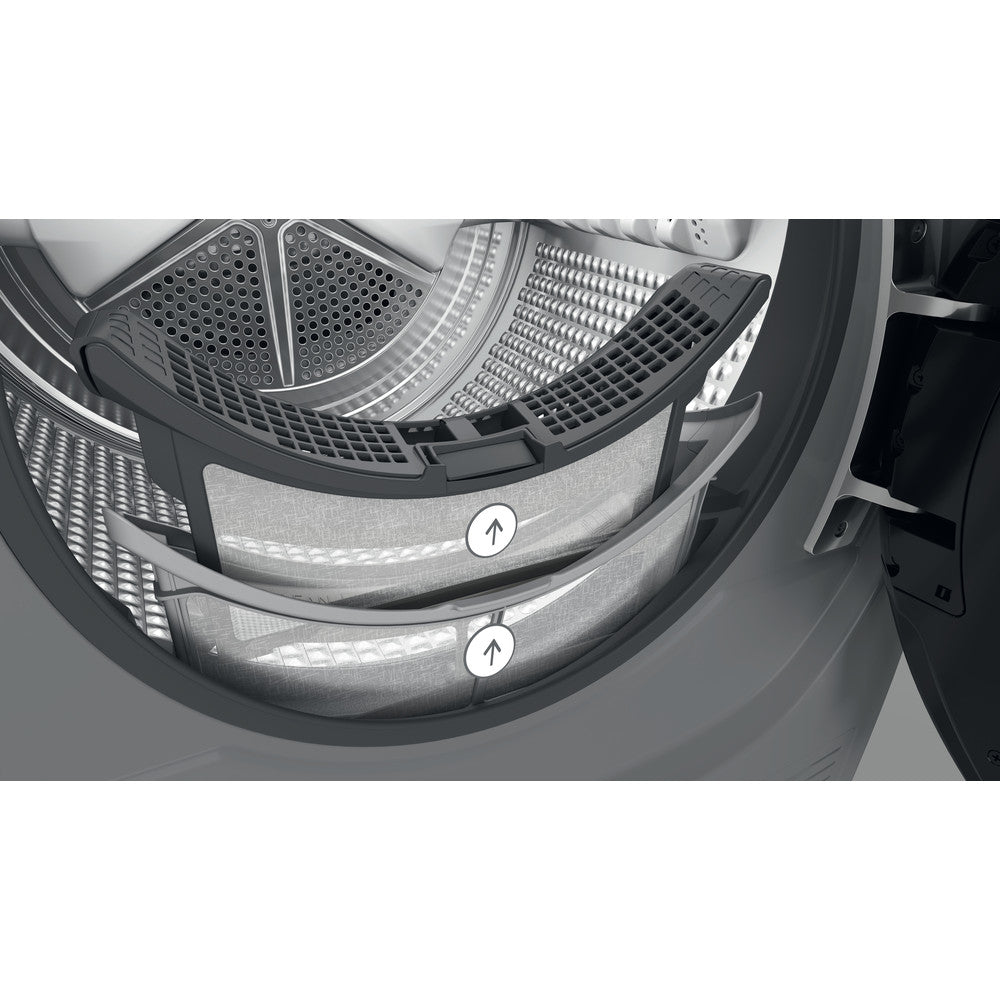Hotpoint 8Kg Heat Pump Tumble Dryer -Silver - H8D94SBUK