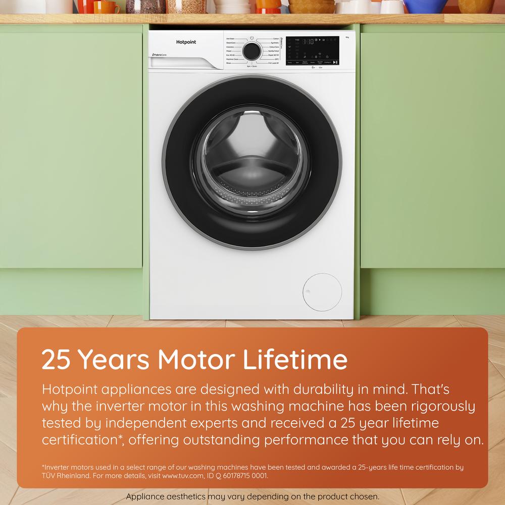 Hotpoint Freestanding Front-Loading Washing Machine – Energy-Efficient Multi-Programme Laundry Appliance HP105A CAREUK