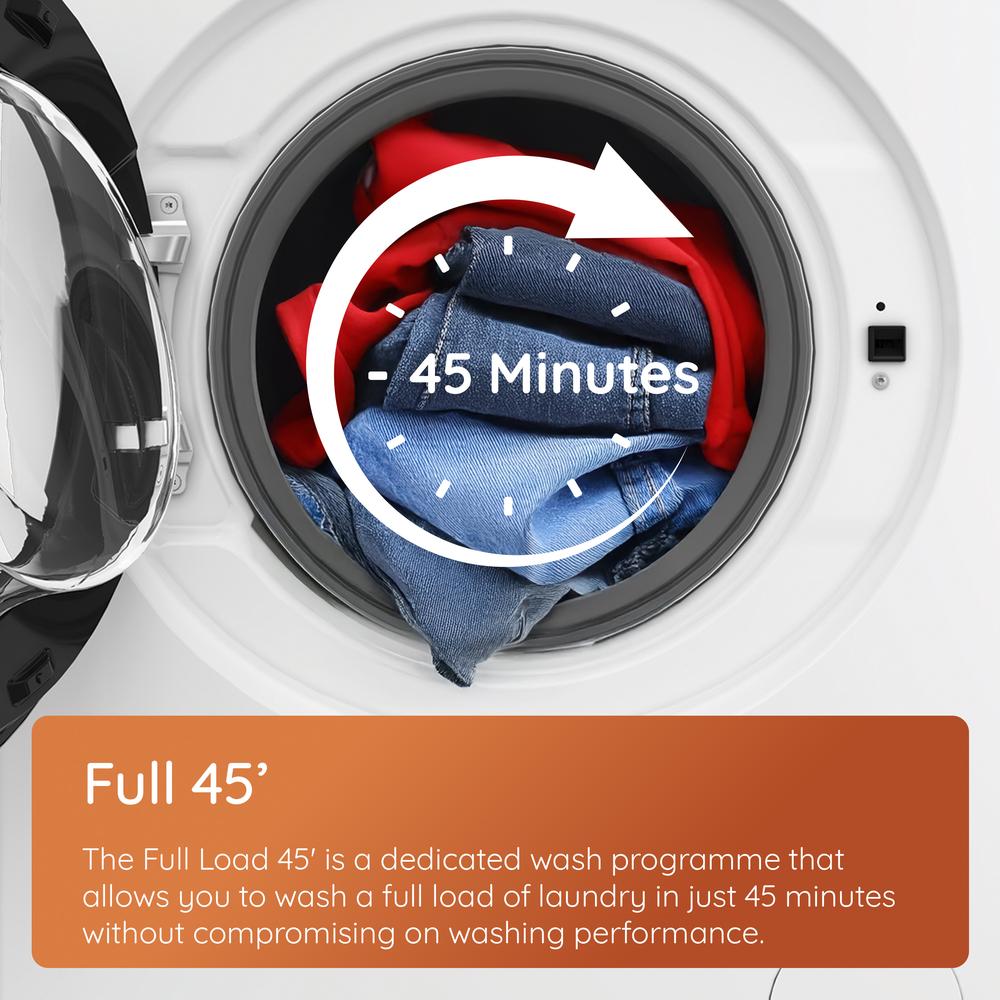 Hotpoint Freestanding Front-Loading Washing Machine – Energy-Efficient Multi-Programme Laundry Appliance HP105A CAREUK