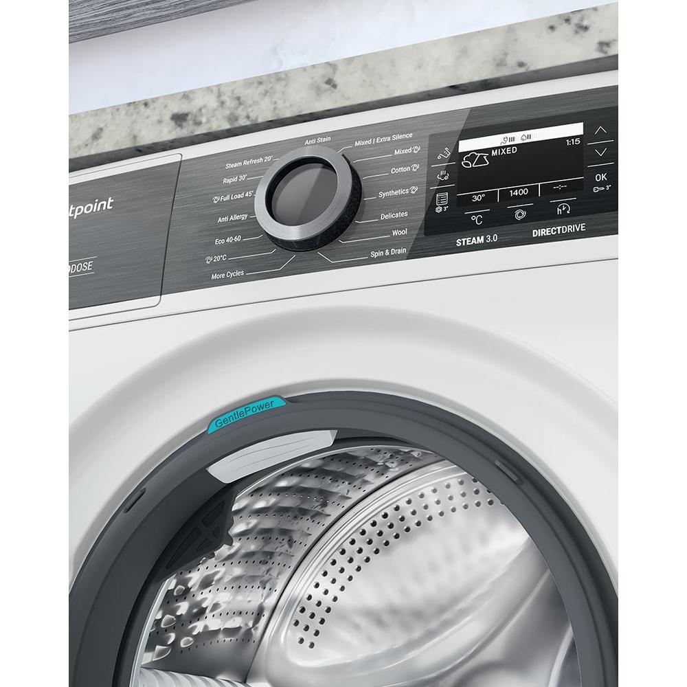 Hotpoint GentlePower 9kg Washing Machine – White, Energy-Saving A-30% (H899ADGPOWERUK)