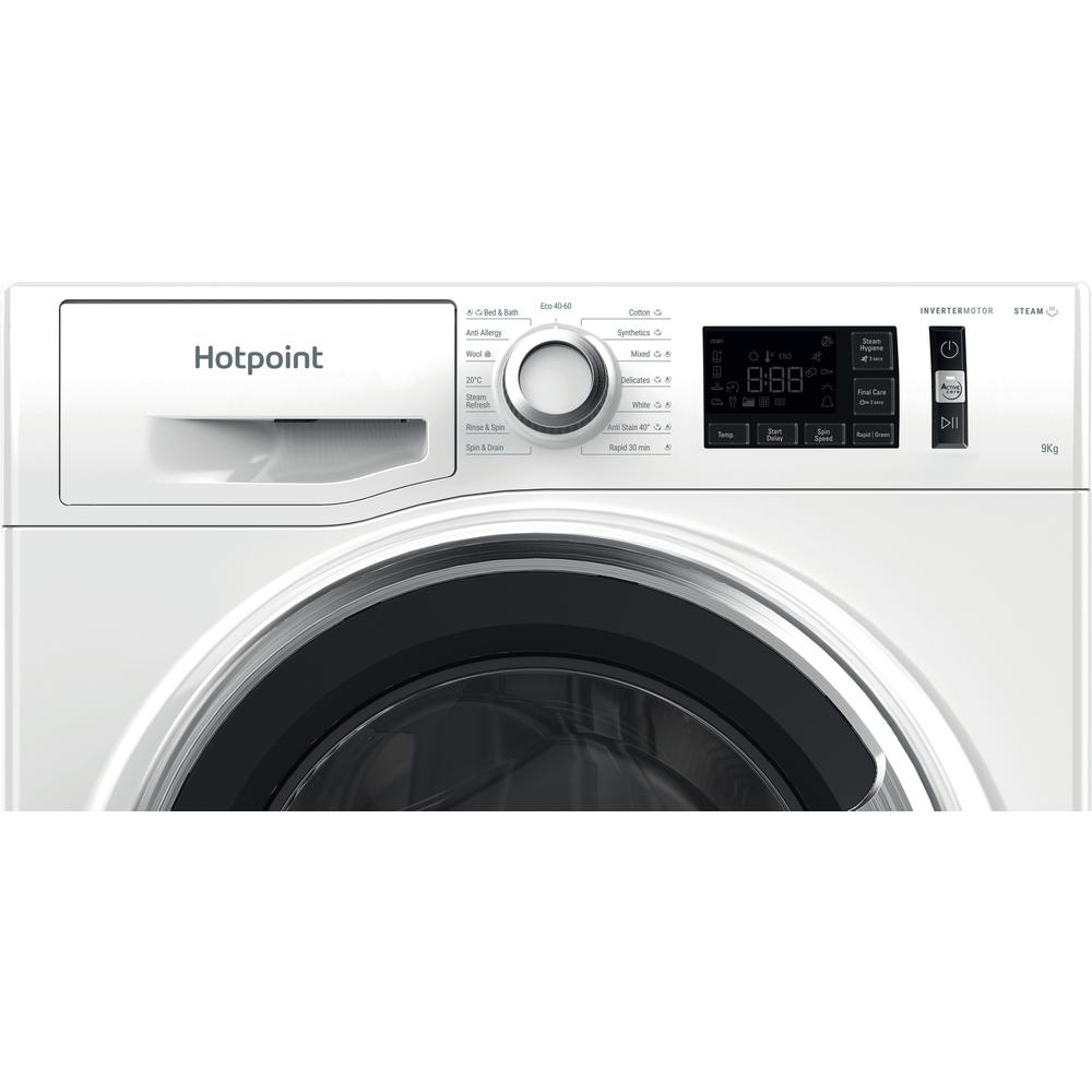Hotpoint ActiveCare 9kg White Washing Machine – A-20% Energy Efficient (NM11948WCAUK)