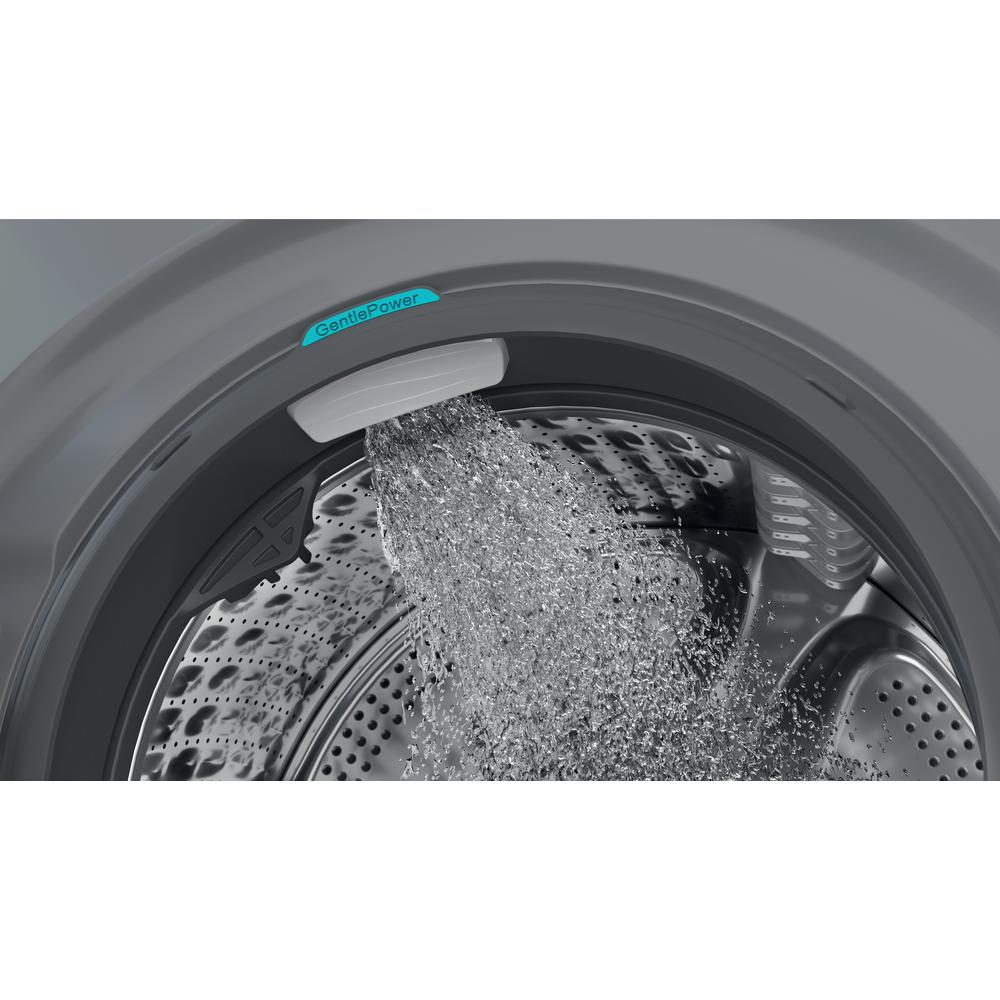 Hotpoint GentlePower 9kg Silver Washing Machine – A-30% Energy Efficient (H899ADSGPOWERUK)