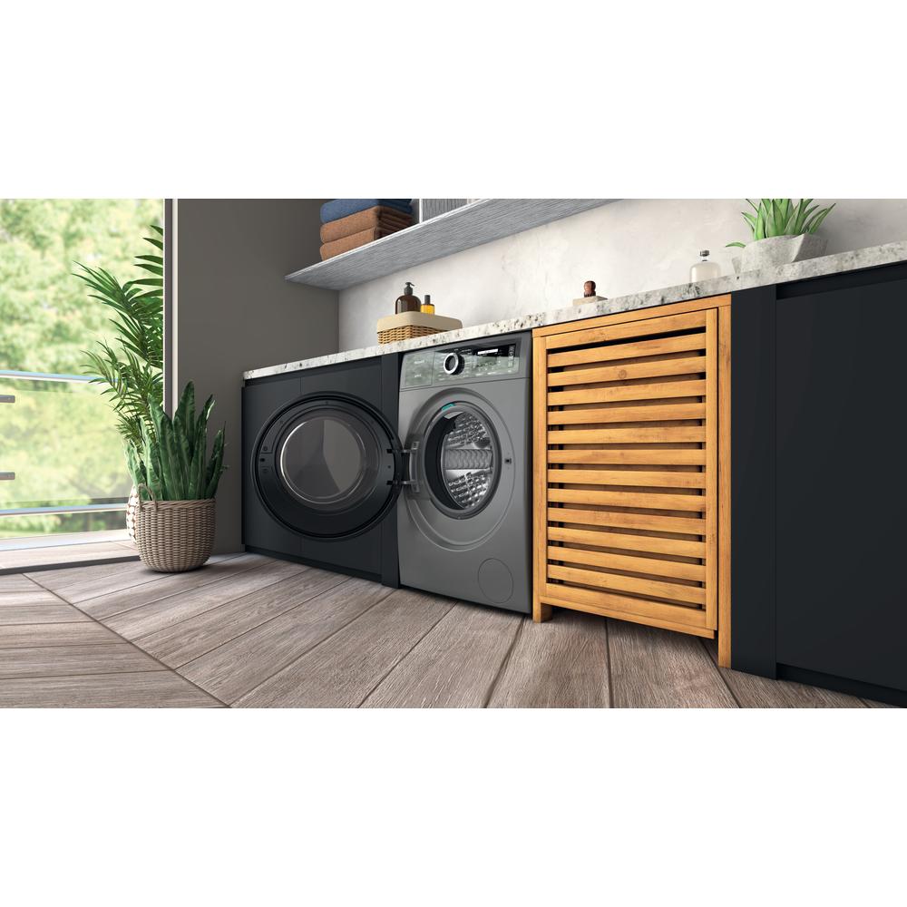 Hotpoint GentlePower 9kg Silver Washing Machine – A-30% Energy Efficient (H899ADSGPOWERUK)