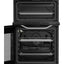 Hotpoint HTE5VCW 50 cm Electric Twin Cooker – 63 L Fan Oven, Ceramic Hob, Separate Grill, Catalytic Cleaning, A-Rated, White
