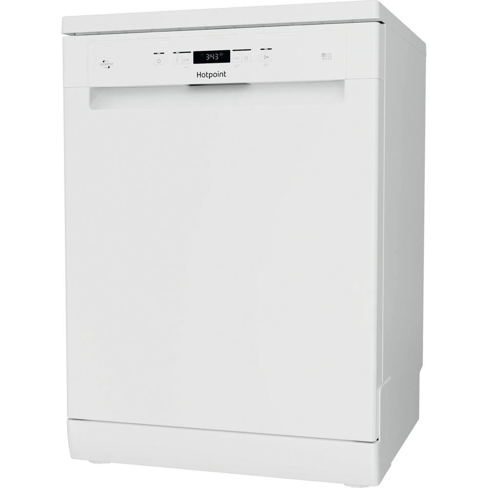 Hotpoint HFC3C26WCUK Full-Size Freestanding Dishwasher – 14-Place, 9.5 L Water Use, 7 Programmes, White
