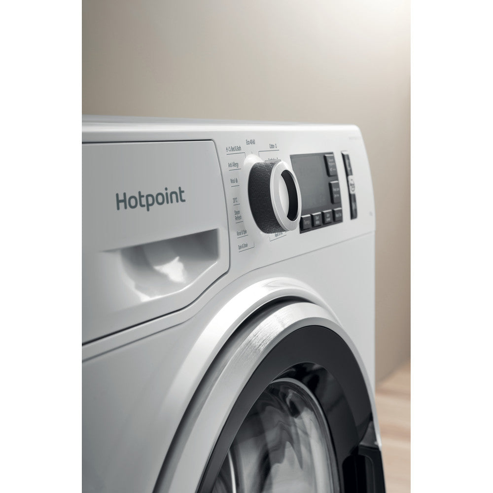 Hotpoint NM11946WCAUKN 9kg Washing Machine with 1400 rpm - White - A Rated