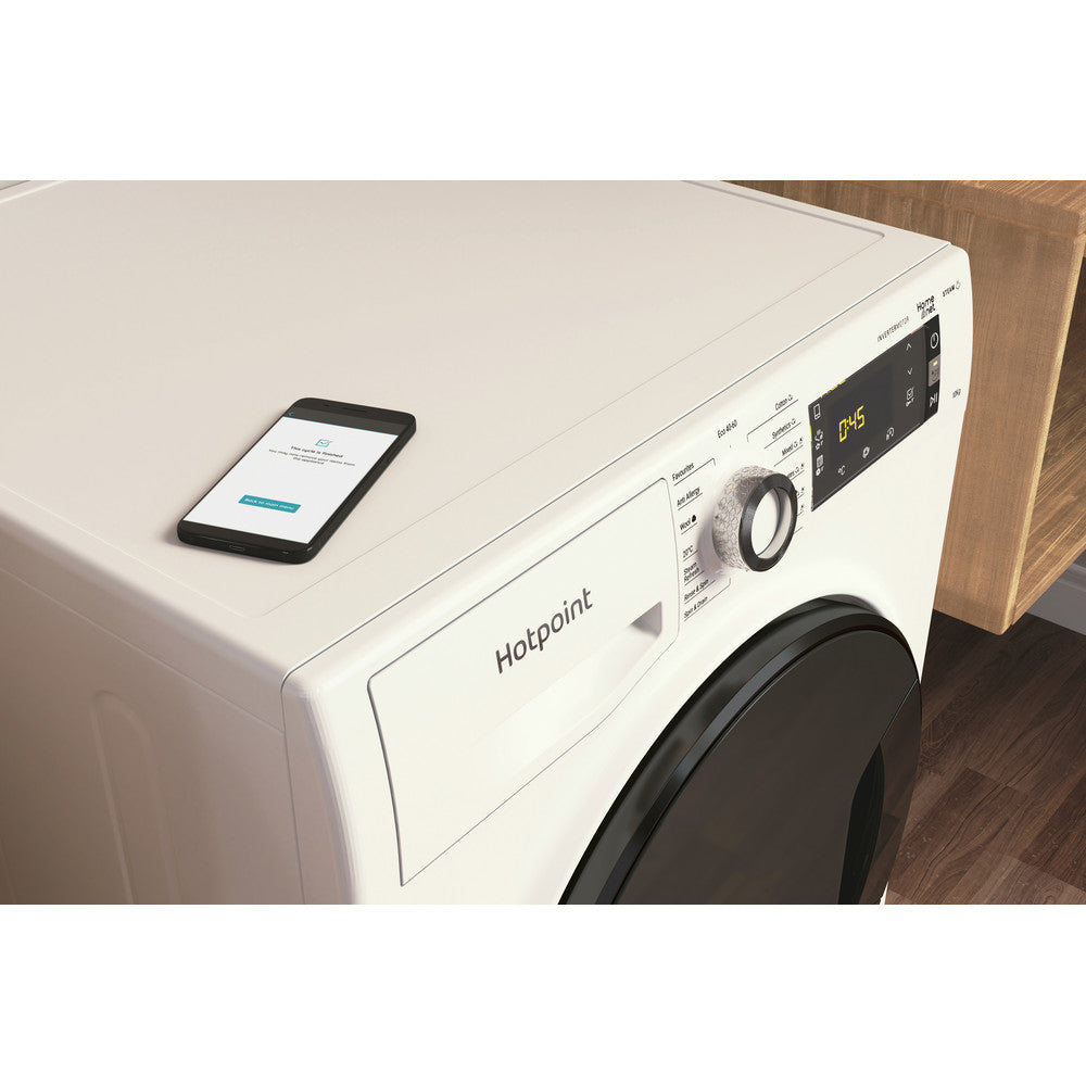 Hotpoint NLLCD1046WDAWUKN 10kg Washing Machine with 1400 rpm - White - A Rated
