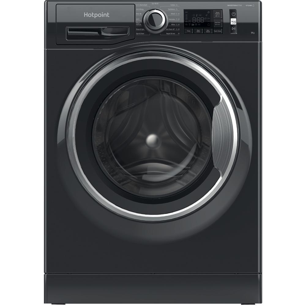 Hotpoint ActiveCare 9kg Black Washing Machine – A-20% Energy Efficient (NM11948BCAUK)