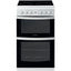 Indesit  50cm Electric Cooker with Ceramic Hob - White - ID5V92KMW