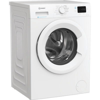 Indesit Push&Go IP 1046 UK 10kg 1400RPM Washing Machine – A Rated, Steam Technology, Quick Wash 14’, White
