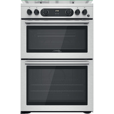 Cannon by Hotpoint CD67G0CCX/UK Gas Cooker 60cm - Silver - A+/A+ Rated