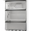 Whirlpool WHK26403XBR6UK 355 L Dual No Frost 70/30 Fridge Freezer – Dark Inox | 59.5 cm Freestanding with FreshLock & Inverter Compressor