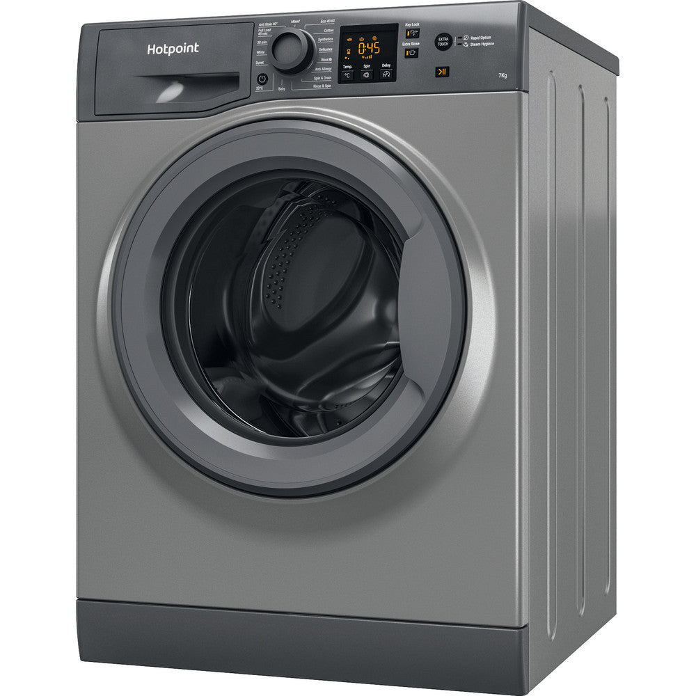 Hotpoint NSWF743UGGUKN 7kg 1400rpm Spin Freestanding Washing Machine