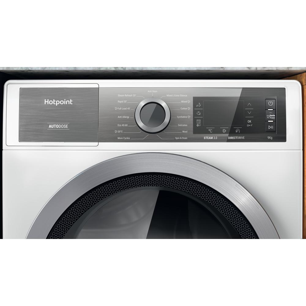 Hotpoint GentlePower 9kg Washing Machine – White, Energy-Saving A-30% (H899ADGPOWERUK)