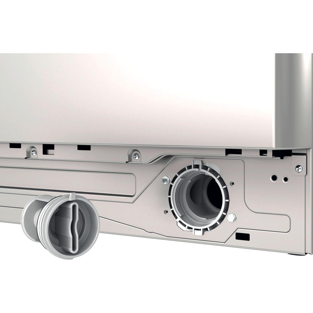 Indesit Push&Go Steam 7kg Silver Washing Machine – Energy Efficient A (BWE71496XSVUK)