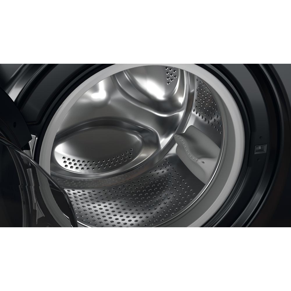 Hotpoint AntiStain 10kg Black Washing Machine – Energy Efficient A (NSWM1046BSUK)