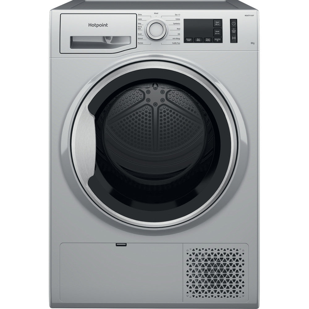 Hotpoint 8Kg Heat Pump Tumble Dryer - Sliver - NTM1182SSK