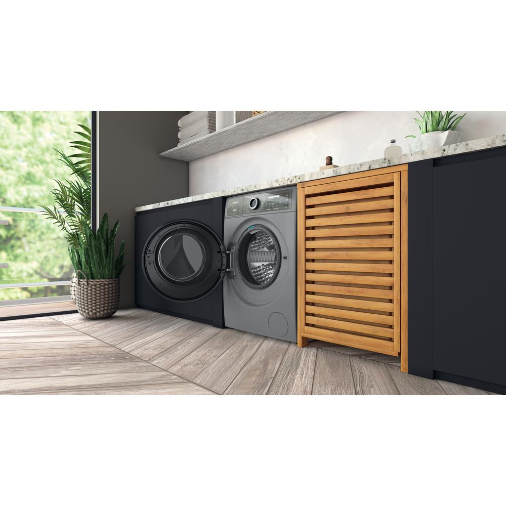 Hotpoint GentlePower 9kg Silver Washing Machine – A-30% Energy Efficient (H899ADSGPOWERUK)