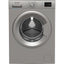 Indesit IP846SPUSHGOUK Push&Go 8kg 1400 Spin Washing Machine with Steam Technology – Silver, Rapid Cycles, A-Rated