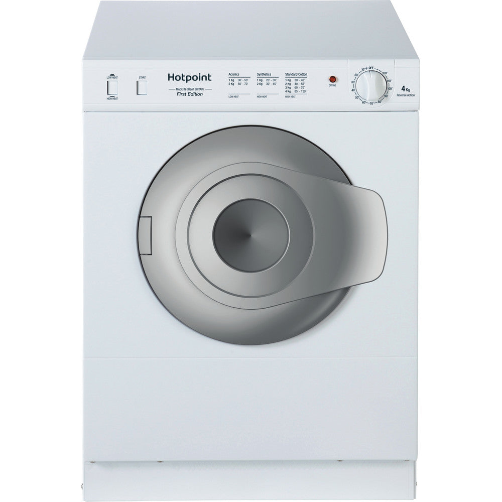 Hotpoint  4KG Tabletop Vented Tumble Dryer 4KG - White- NV4D01P