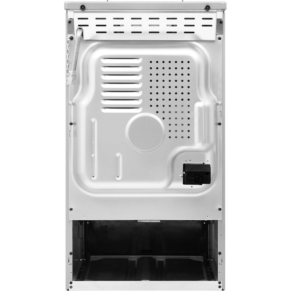 INDESIT 50 cm Dual Fuel Cooker - Silver - IS5G4PHSS