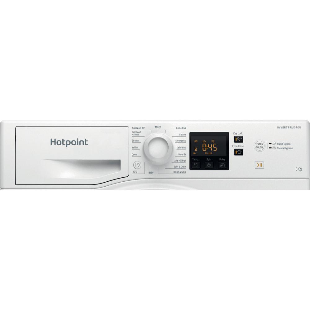Hotpoint NSWF846WUK Hotpoint AntiStain WASHING MACHINE 8KG - White - A