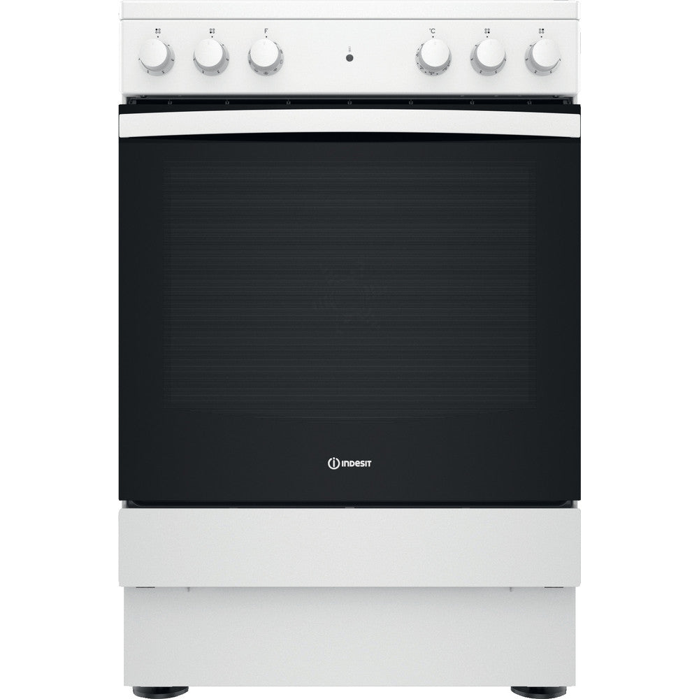 Indesit Electric Cooker with Ceramic Hob - White - A Rated - IS67V5KHW/UK