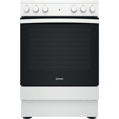 Indesit Electric Cooker with Ceramic Hob - White - A Rated - IS67V5KHW/UK