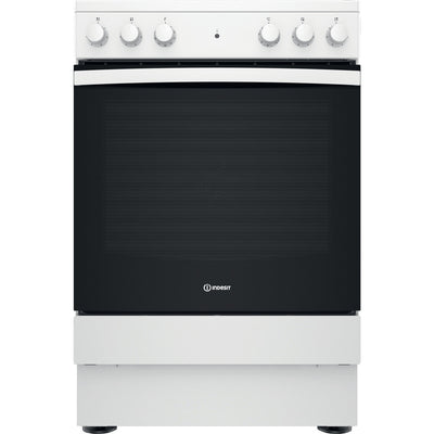 Indesit Electric Cooker with Ceramic Hob - White - A Rated - IS67V5KHW/UK