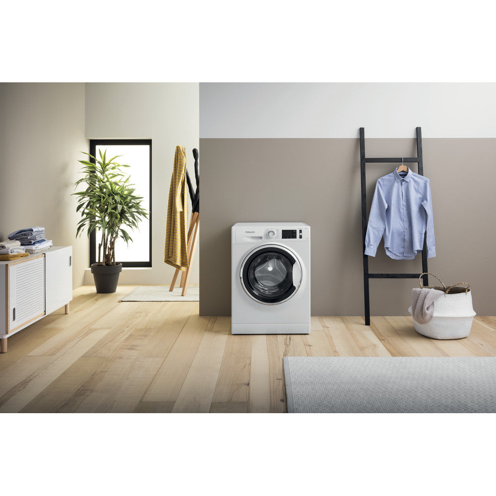 Hotpoint NM11946WCAUKN 9kg Washing Machine with 1400 rpm - White - A Rated