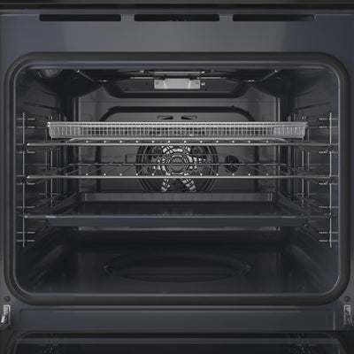 Hotpoint Class 2 HO458HFBUK Built-In Electric Single Fan Oven – 71L Multifunction 8, Diamond Steam Clean, A Energy, Black