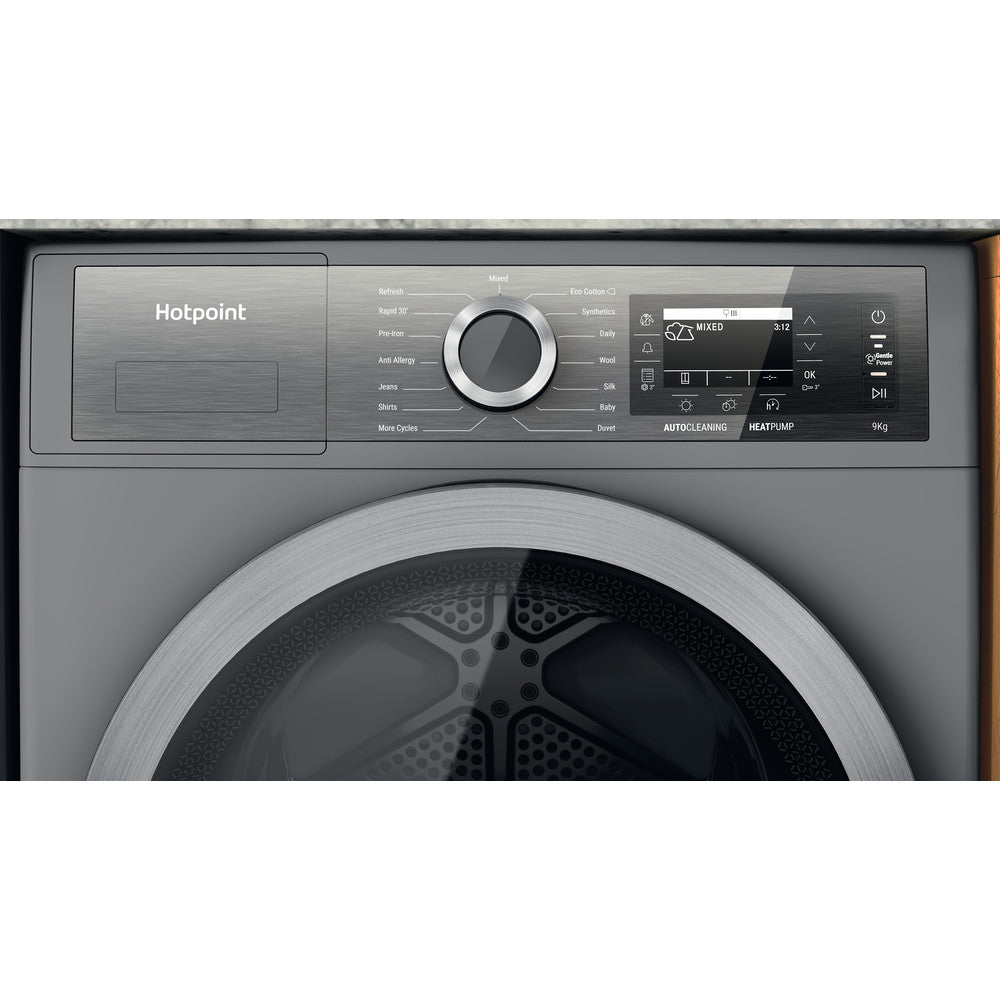 Hotpoint 8Kg Heat Pump Tumble Dryer -Silver - H8D94SBUK