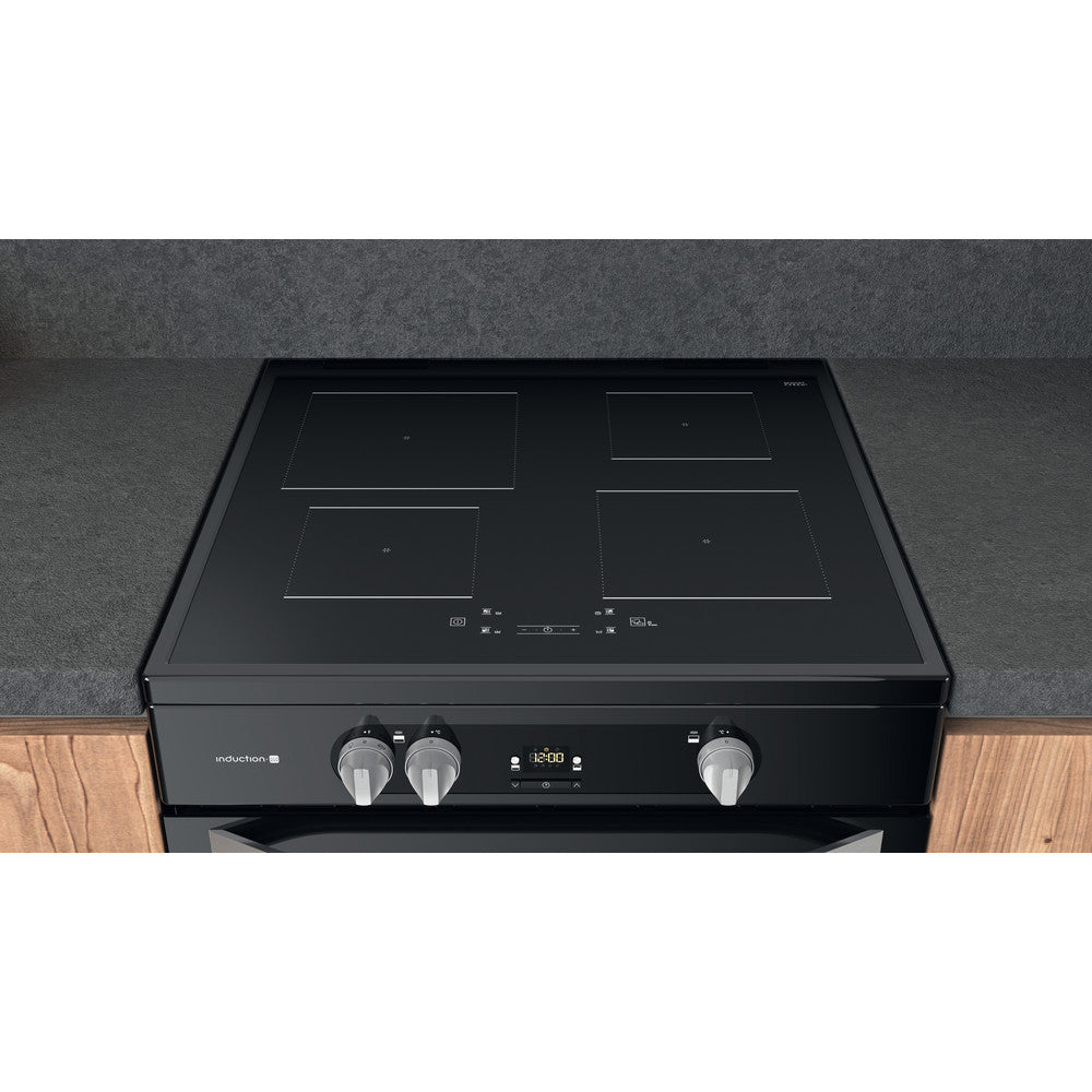 HOTPOINT  60 cm Electric Induction Cooker - HDM67I9H2CB/UK- Black