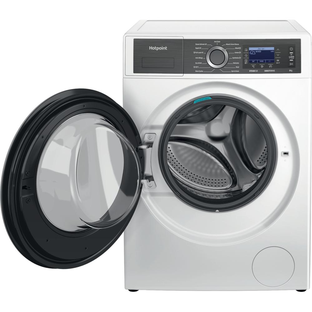 Hotpoint GentlePower 8kg White Washing Machine – A-30% Energy Efficient (H789GPOWERUK)