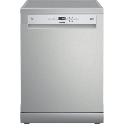 Hotpoint H7FHP43XUK Maxi Space Full-Size Freestanding Dishwasher – 15-Place, 9.5 L Water Use, 10 Programmes, Stainless Steel