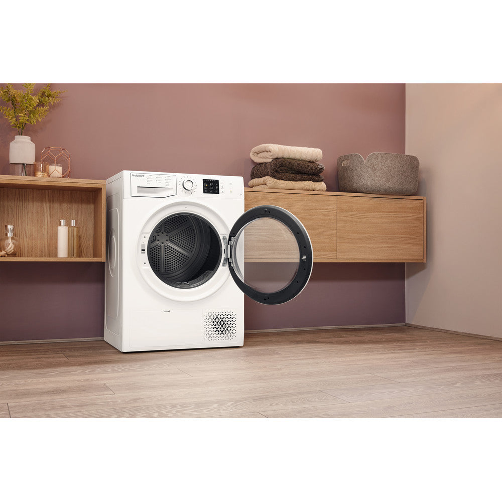 Hotpoint 8Kg Heat Pump Tumble Dryer -White- NTM1081WK