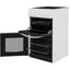 Indesit  50cm Electric Cooker with Ceramic Hob - White - ID5V92KMW
