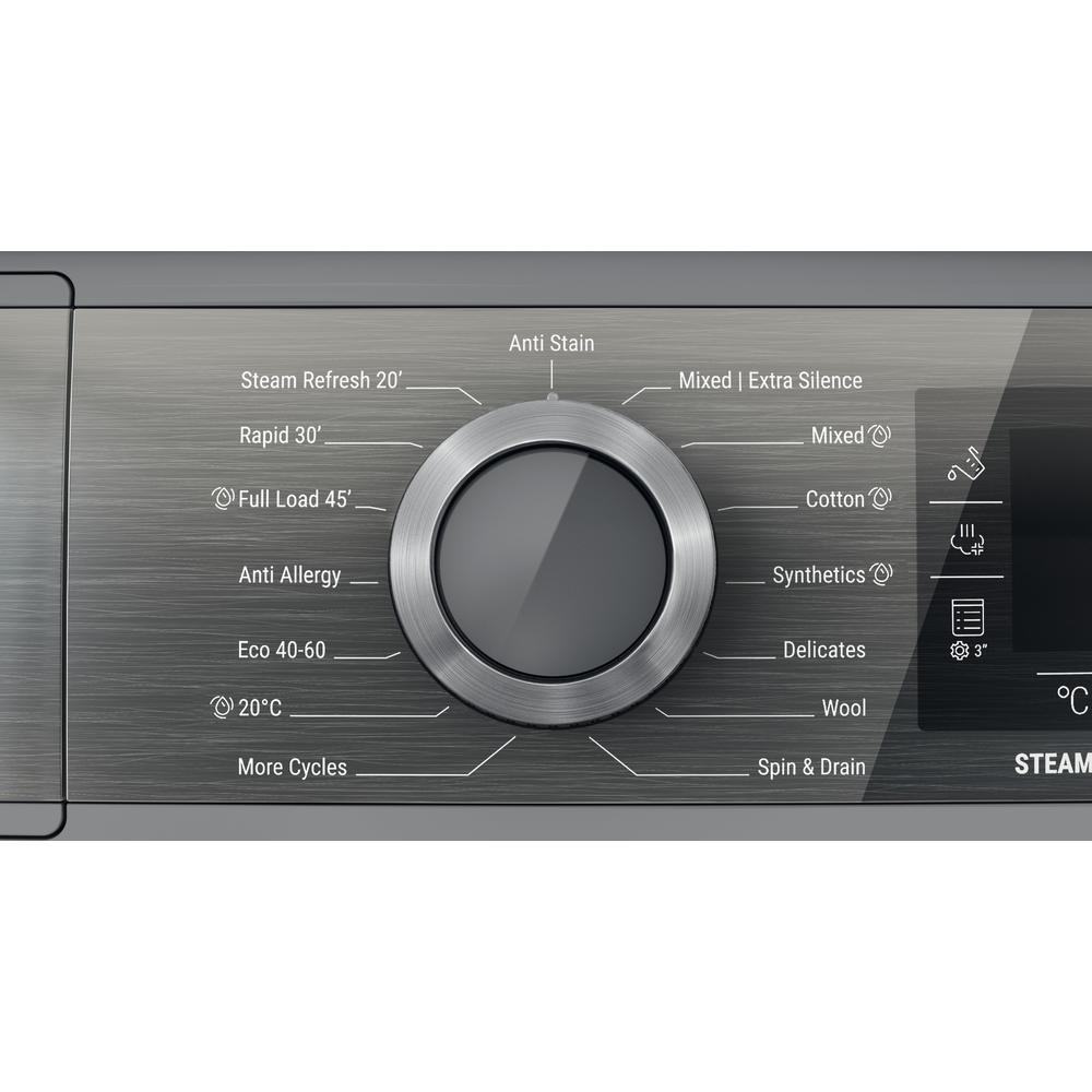 Hotpoint GentlePower 9kg Silver Washing Machine – A-30% Energy Efficient (H899ADSGPOWERUK)
