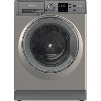 Hotpoint NSWM1045CGGUKN 10kg Washing Machine with 1400 rpm - Graphite - B Rated