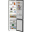 Whirlpool WHK26403XBR6UK 355 L Dual No Frost 70/30 Fridge Freezer – Dark Inox | 59.5 cm Freestanding with FreshLock & Inverter Compressor