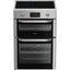 Hotpoint HDE6IDC2X 60cm Electric Double Cooker with Induction Hob – 75L Multiflow Oven, Catalytic Cleaning, A Rated, Stainless Steel