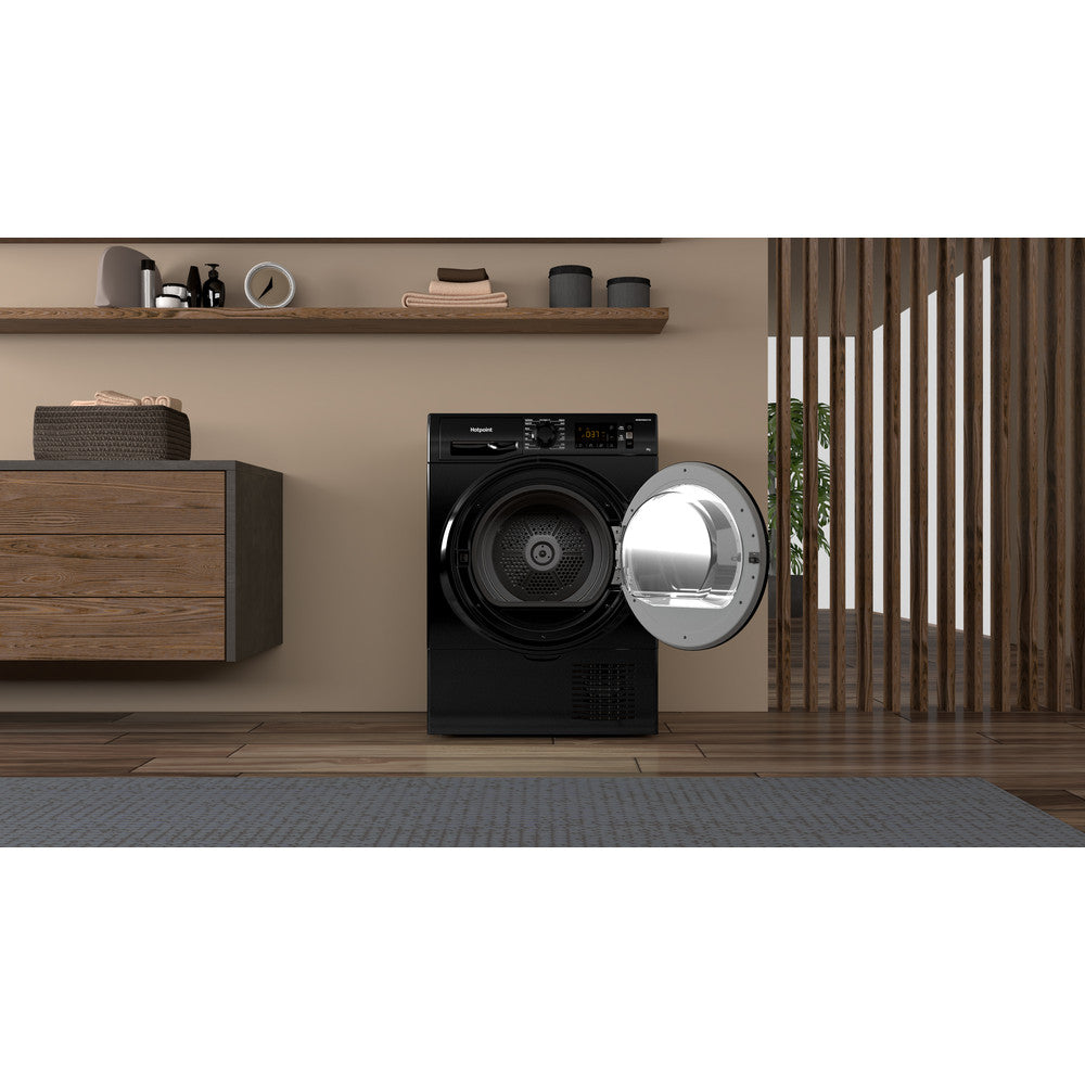 Hotpoint H3D81BUK 8Kg Condenser Tumble Dryer -Black