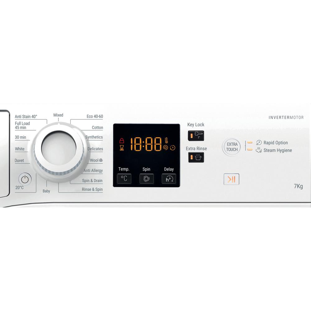 Hotpoint AntiStain 7kg White Washing Machine – Energy Efficient A (NSWF7469WUK)