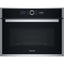 Hotpoint HMW47HMXUK Built-in Microwave with Grill, 40L, 900W Microwave / 1600W Grill, Dynamic Crisp, Stainless Steel, 455mm