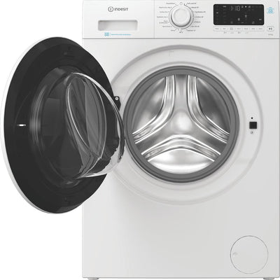 Indesit IDP 9646 Push&Go UK 9kg/6kg Washer Dryer – 1400RPM, Steam, Quick Wash & Dry, White (A Rated Wash)