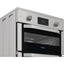 Hotpoint HDE6IDC2X 60cm Electric Double Cooker with Induction Hob – 75L Multiflow Oven, Catalytic Cleaning, A Rated, Stainless Steel